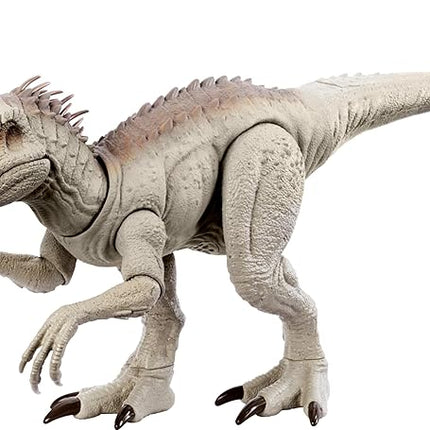 Mattel Jurassic World Indominus Rex Dinosaur Toy with Lights, Sounds & Motion, Camouflage 'n Battle I-Rex, 21 Inches Long with Digital Play