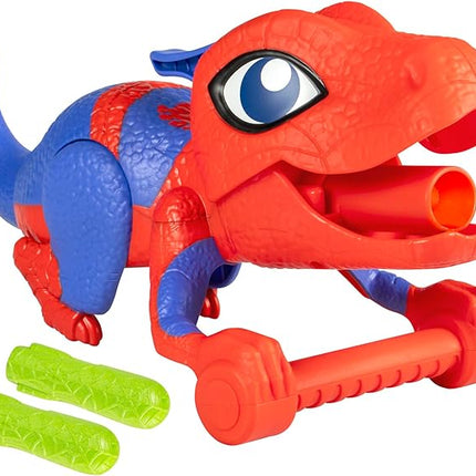 Spidey and his Amazing Friends Marvel Dino-Webs NERF Spidey-Rex Web Launcher, Role Play Toy, Preschool Super Hero Toys for Kids Ages 3 & Up