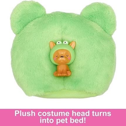 Barbie Cutie Reveal Doll & Accessories with Animal Costume & 10 Surprises Including Color Change, Puppy as Frog in Costume-Themed Series
