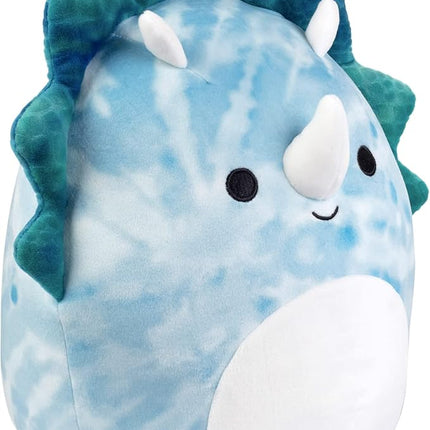 Squishmallows 10" Jerome The Blue Triceratops - Official Kellytoy Plush - Soft and Squishy Dinosaur Stuffed Animal Toy - Great Gift for Kids