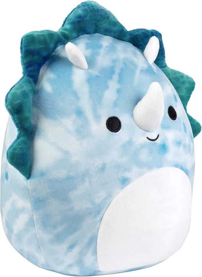 Squishmallows 10" Jerome The Blue Triceratops - Official Kellytoy Plush - Soft and Squishy Dinosaur Stuffed Animal Toy - Great Gift for Kids