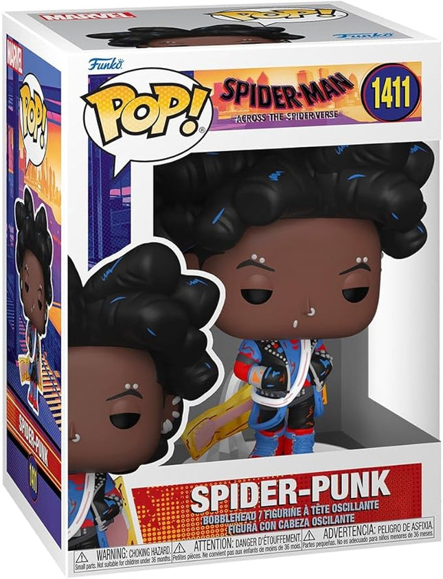 Funko POP! Marvel: Spider-Man Across The Spider-Verse - Spider-Punk - Unmasked - Collectable Vinyl Figure - Gift Idea - Official Merchandise - for Kids & Adults - Movies Fans