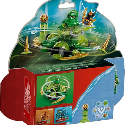 LEGO NINJAGO Lloyd’s Dragon Power Spinjitzu Spin 71779 Green Spinning Building Toy with Ninja Lloyd Minifigure, Gift Idea for Boy and Girl Ninja Fans Ages 6+ Who Love Interactive Action Toys