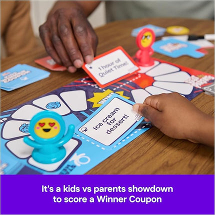 Spin Master Games, Beat The Parents, 2025 Edition with New Challenges & Cards, Friendly Competition Family Game, Family Game Night, 4-8 Players, for Ages 6 & Up