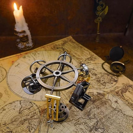 Metal Brain Teaser Puzzle Set - 6 Puzzles with Display Rack, 3D Logic Games for Teens Adults, Gift for Christmas, Valentine's Day, Birthday, Anniversary & Family Party Game