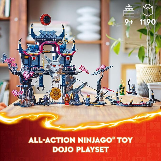 LEGO NINJAGO Wolf Mask Shadow Dojo Building Toy with 8 Ninja Action Figures Including Kai, NYA, Lloyd and Zane, Kids’ Ninja Master Toy for Independent Play, Toys for 9 Year Old Boys and Girls, 71813