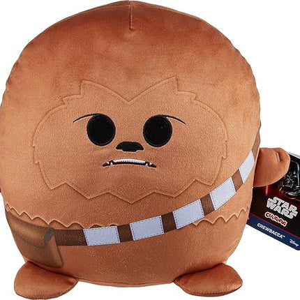 Mattel Star Wars Cuutopia Plush Figure, 10-inch Chewbacca Soft Rounded Pillow Doll, Collectible Toy Inspired by the Wookiee Character