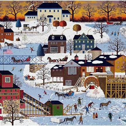 Buffalo Games - 1000 Piece Charles Wysocki Jigsaw Puzzle - Festive Winter Scene - Challenging Puzzles for Adults and Families