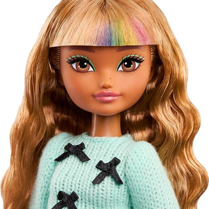 Barbie Dream Besties Doll and Accessories, Zia Posable Fashion Doll with Removable Fashions & Wavy Brown Hair, 7 Hair & Moon Themed Pieces