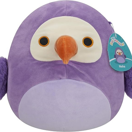 Squishmallows Original 11in Neha The Purple Dodo Bird – Official Jazwares Plush (Medium-Sized)