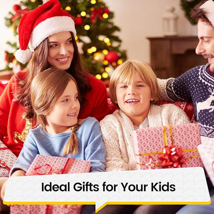 Tecnock RC Cars for Kids, 1:18 Scale 2WD RC Car with LED Lights, 2.4GHz Remote Control Car with USB-C Easy Charging & 50 Mins Playtime, Toys Gifts for Boys & Girls Ages 8-12