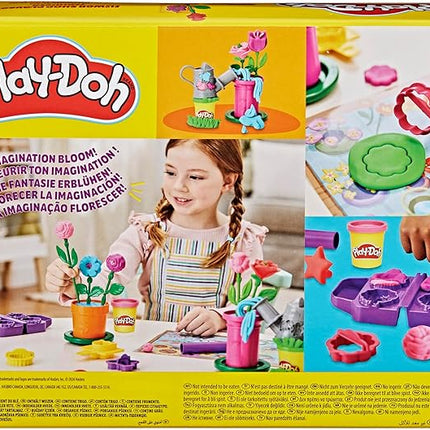 Play-Doh Flower Shop Playset, 27 Garden Toy Accessories, Kids Arts & Crafts, 3+