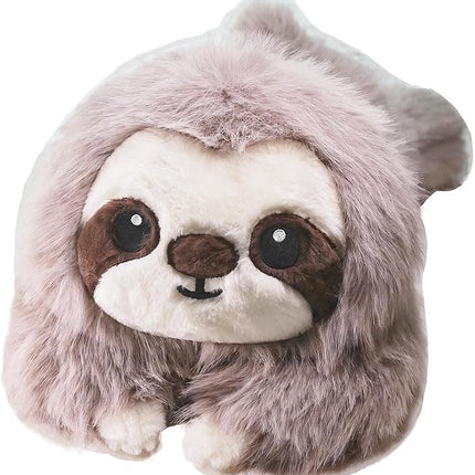 uoozii 24" | 5 Pounds Sloth Weighted Stuffed Animals with Removable Unscented Microwavable Pouch, Cute Coolable Warmable Weighted Plush Gift for Kids & Adults