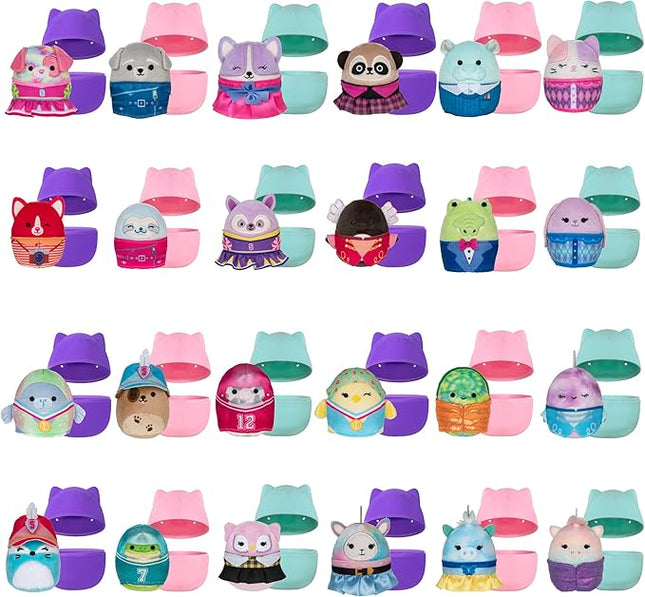 Squishmallows Squishville Series 10 Mini Mystery Plush (24 Pack) Value Pack Official Jazwares Plush - Collectible Soft & Squishy Blind Capsules - Styles May Vary - Gift for Boys, Girls & Kids