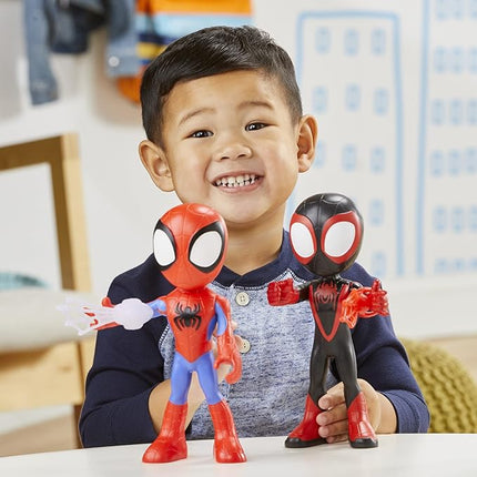 Spidey and his Amazing Friends Supersized Hero Multipack, 3 Large Action Figures, Marvel Preschool Super Hero Toy, Ages 3 and Up, 9 Inches (Amazon Exclusive)