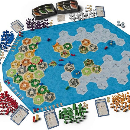 CATAN Explorers & Pirates 5-6 Player Expansion (6th Edition) Add More Players to Your Adventure, Strategy Game for Kids & Adults, Ages 12+, 3-6 Players, 90-120 Minute Playtime