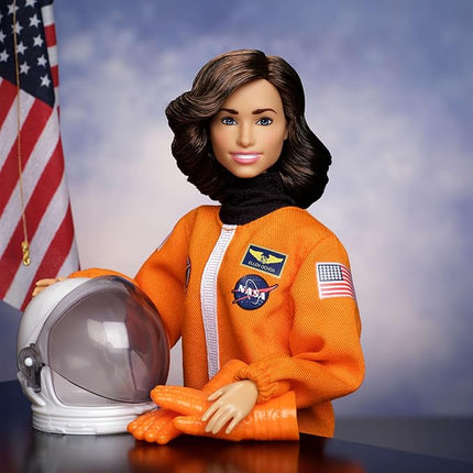 Barbie Signature Inspiring Women Fashion Doll, Ellen Ochoa Collectible in Astronaut Space Suit with Accessories Including Helmet