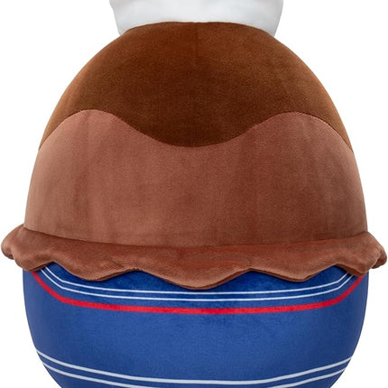 Squishmallows Original “Stranger Things” 10-Inch Chocolate Pudding - Official Jazwares Plush (Medium-Sized)