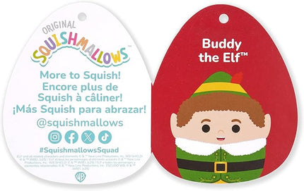 Squishmallows Original 12in Buddy The Elf – Official Jazwares Plush (Medium-Sized)