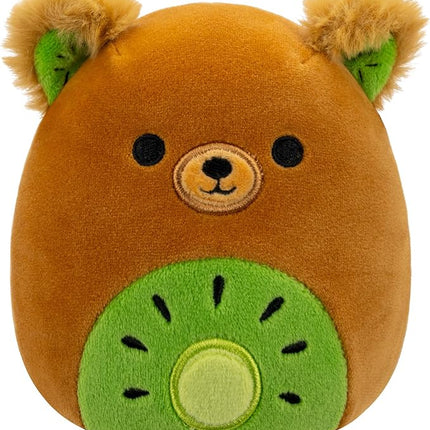 Squishmallows Original 5-Inch Mitchard Kiwi Bear - Official Jazwares Plush