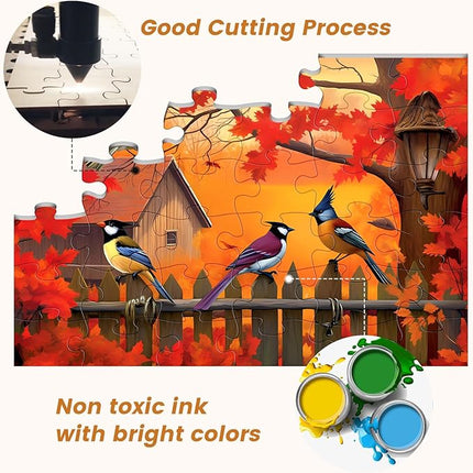 36 Large Piece Puzzles for Seniors, Dementia Puzzles for Elderly Jigsaw Puzzles for Alzheimers Dementia Products Activities Memory Games for Seniors Gifts for Men Women 14.8 * 10IN, 4 Pack