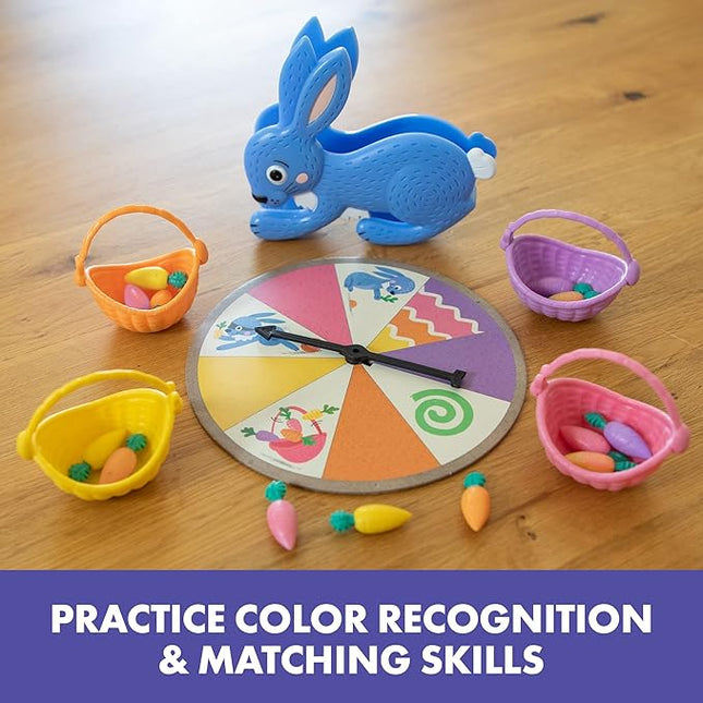 Educational Insights Hoppy Floppy's Happy Hunt - Preschool Board Games for 3 Year Olds, Color Matching Games for Toddlers 3-5, Fine Motor Game, Preschool Learning Activities, for Kids