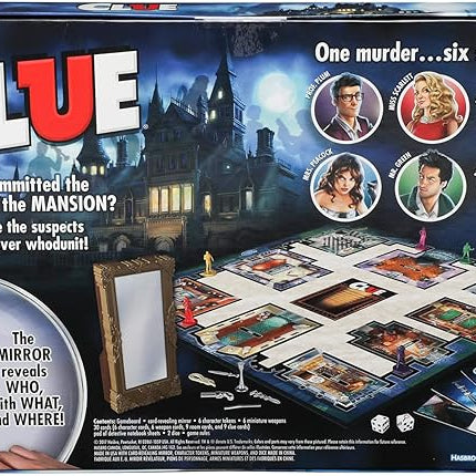 Hasbro Gaming Clue Game, Mystery Board Game, 2-6 Players, 8+ Years (Amazon Exclusive)