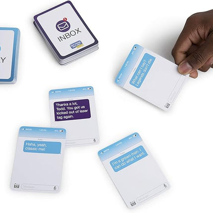 New Phone, Who Dis? Family Edition By Relatable, A Fun Choice For Games And Card Games For Family Gatherings, Great For Kids Games, Includes 150 Inbox Cards, 300 Reply Cards, And Instructions