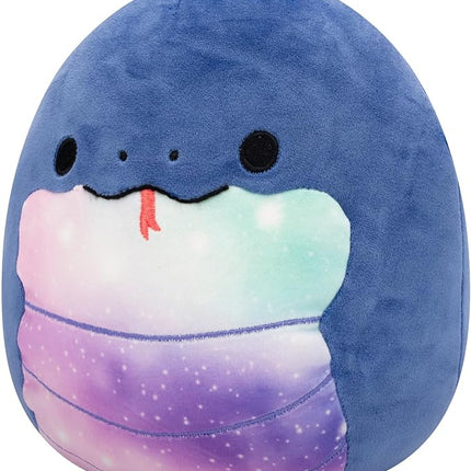 Squishmallows Original 8-Inch Herman Navy Blue Snake with Celestial Belly - Official Jazwares Plush (Little)