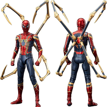 Iron Spider Action Figures 7inch 1/10 Scale All Joints Movable Superhero 2.0 Series Exquisite Collection Toy