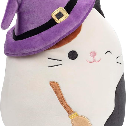 Squishmallows Original 10-Inch Cam The Cat Witch - Official Jazwares Halloween Plush - Collectible Soft & Squishy Kitty Stuffed Animal Toy - Add to Your Squad - Gift for Kids, Girls & Boys
