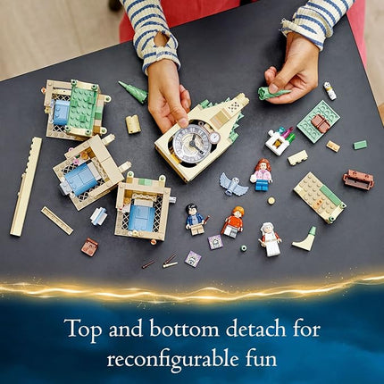 LEGO Harry Potter Hogwarts Hospital Wing 76398 Building Toy Castle Kit with Clock Tower, The Prisoner of Azkaban, Includes Harry Potter, Hermione Granger, Ron Weasley & Madam Pomfrey Minifigures