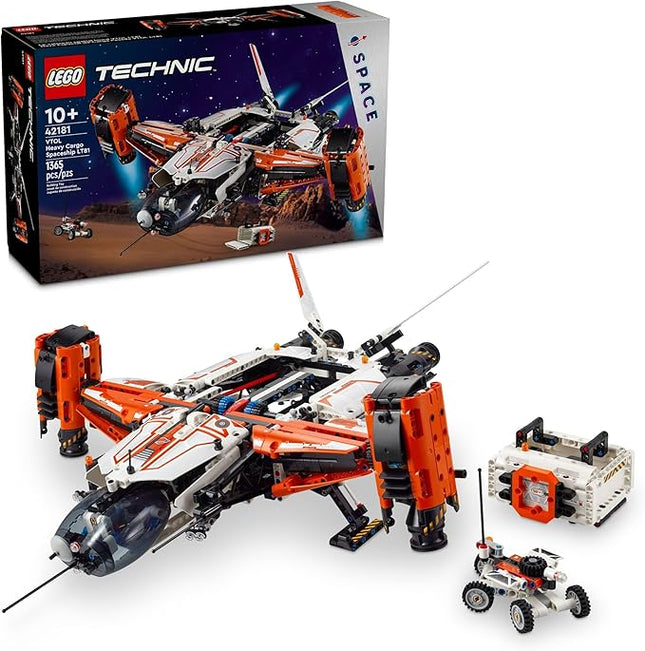 LEGO Technic VTOL Heavy Cargo Spaceship LT81, Space Gift Idea for Kids, Space Theme Toy, Vehicle Building Playset for Imaginative Play, Spaceship Toy for 10 Year Olds, 42181