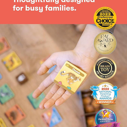 SimplyFun SavannaScapes - Learn About African Wildlife and Their Habitats. A Strategic and Educational Game for Kids Ages 7 & Up - 2 to 5 Players