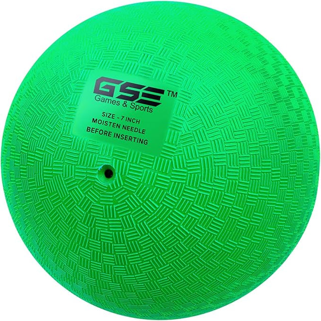 GSE Games & Sports Expert 5"/7"/8.5"/10" Inflatable Playground Ball, Kickball, Bouncy Dodge Ball, Handball for Kid/Adult, Perfect for Recess Ball Games, Gym, Yoga Exercises, Schools Sports Activities