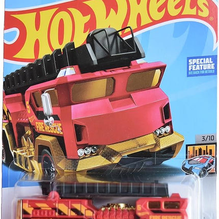 Matchbox Hot Wheels 5 Alarm, HW Metro 3/10 [red/Gold] 125/250, L2593