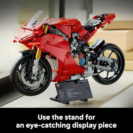 LEGO Technic Ducati Panigale V4 S Motorcycle Toy - Building Set for Adults, Men & Women, Ages 18+ - Gift for Birthdays - 42202