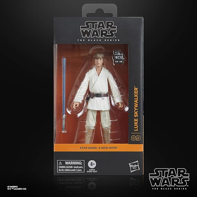 STAR WARS The Black Series Luke Skywalker, A New Hope Collectible 6 Inch Action Figure