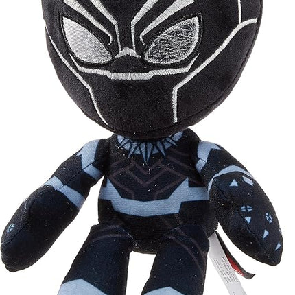 Mattel Marvel Black Panther Plush 8-inch Character Figure, T'Challa Super Hero Soft Doll