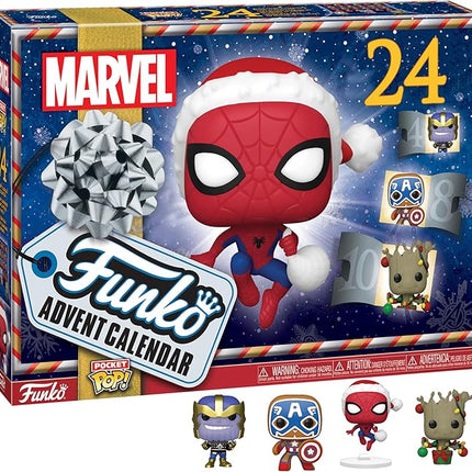 Funko Pop! Advent Calendar: Marvel - 24 Days of Surprises - Collectible Vinyl Mini Figures - Mystery Box - Gift Idea - Holiday Present for Girls, Boys & Kids - Christmas Countdown