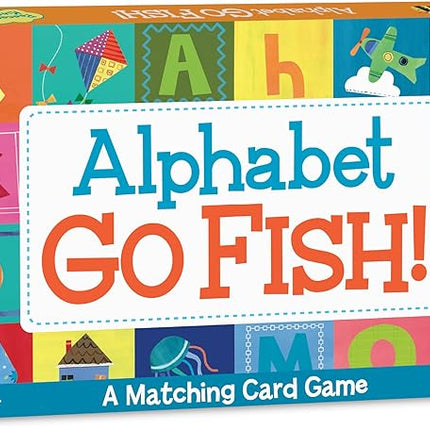 Peaceable Kingdom Alphabet Go Fish Letter Matching Card Game with 52 Oversized Cards Card Games for Kids Ages 4+ 2 to 6 Players