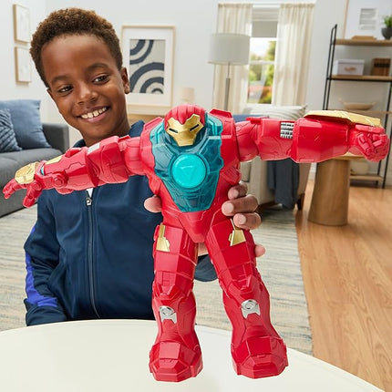 Marvel Avengers VenomVersus Epic World of Action Iron Man & Hulkbuster Armor Figure Set with Accessories, 4-Inch (10 cm) Super Hero Toys, Kids Ages 4+