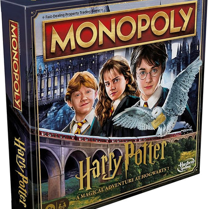 Monopoly Harry Potter Edition Board Game | A Magical Adventure at Hogwarts | Ages 8 and Up | 2 to 6 Players | Family Games | Gifts for Kids and Adults