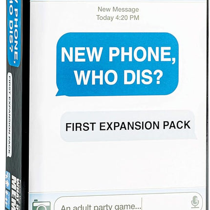 New Phone, Who Dis? Expansion Pack by Relatable, Designed to Add to New Phone, Who Dis? Core Games, The Viral Card Game for Adults, Great for Party Games, Includes 45 Inbox Cards and 135 Reply Cards