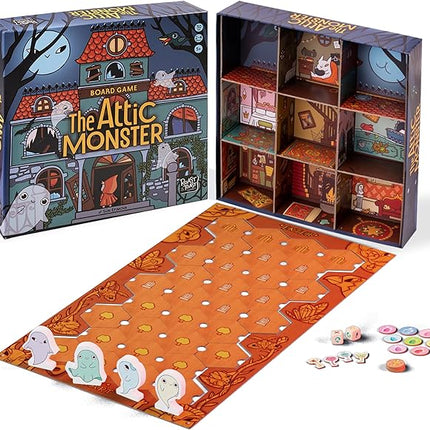 The Attic Monster | Family Board Game | Board Game for Adults and Family | Adventure Board Game | Ages 5+ | for 2 to 4 Players | Average Playtime 30 Minutes…