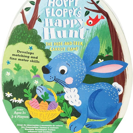 Educational Insights Hoppy Floppy's Happy Hunt - Preschool Board Games for 3 Year Olds, Color Matching Games for Toddlers 3-5, Fine Motor Game, Preschool Learning Activities, for Kids