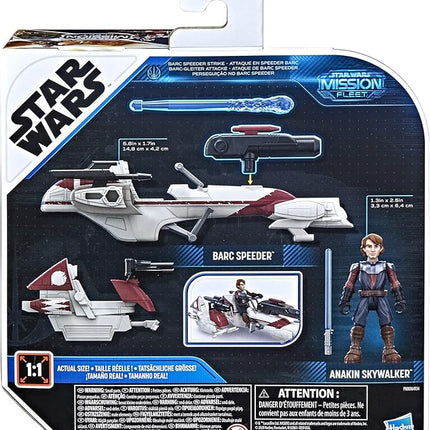 STAR WARS Mission Fleet Expedition Class Anakin Skywalker BARC Speeder Strike 2.5-Inch-Scale Figure and Vehicle for Kids Ages 4 and Up