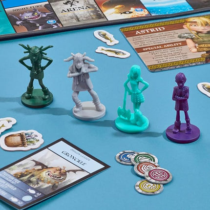 Monopoly DreamWorks How to Train Your Dragon Edition Board Game | Ages 8+ | 2 to 4 Players | 45 Mins. | Fun Family Games for Kids, Teens & Adults (Amazon Exclusive)