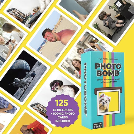 Photobomb The Meme Party Game of Hilarious Image Cards & Storytelling | Ages 13+ | 3–6 Players | 30 Min Playtime | Great for Fans of Storytelling Board Games & Party Nights