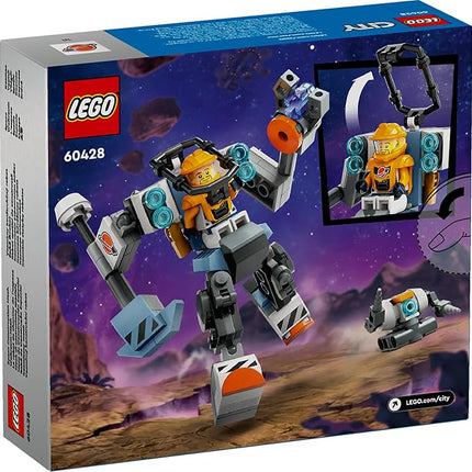 LEGO City Space Mech, Robot Construction Kit for Children from 6 Years, Set with Action Figure Toy and Pilot Figure, Gift for Boys and Girls 60428